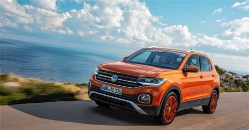 Der Volkswagen T-Cross ist eng mit dem Polo verwandt. Seine Hauptkonkurrenten: Opel Crossland X, Peugeot 2008 und Ford Ecosport.Foto Auto-Medienportal.Net/Volkswagen