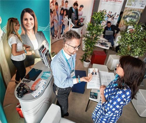 Die Gewinner des Startup Camps in Traunstein dürfen an der internationalen Gründer- und Unternehmermesse „Pioneers‘19“ in Wien teilnehmen (Bild), wo sie mit Firmen, Experten und Investoren ins ausführliche Gespräch kommen können. Foto pioneers