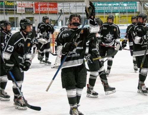 Die Starbulls-Jugend verabschiedete sich mit dem sechsten Rang in die Pause.Foto Starbulls