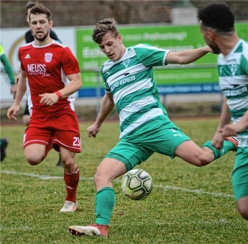 Fleißiger Arbeiter im Mittelfeld: Lukas Ugolini.Fotos Ruprecht