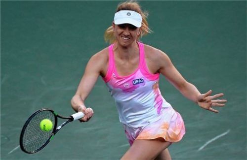 Mona Barthel schaffte in Indian Wells den Einzug ins Achtelfinale und scheierte an Venus Williams. Foto  dpa