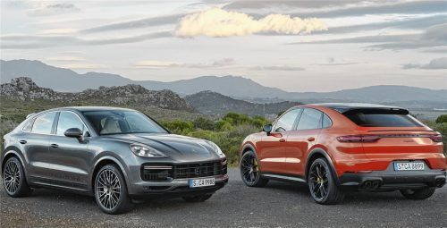 Neu gestaltete Türen und Kotflügel verbreitern den Cayenne Coupé um knapp zwei Zentimeter im Vergleich zum SUV. Foto Auto-Medienportal.Net/Porsche