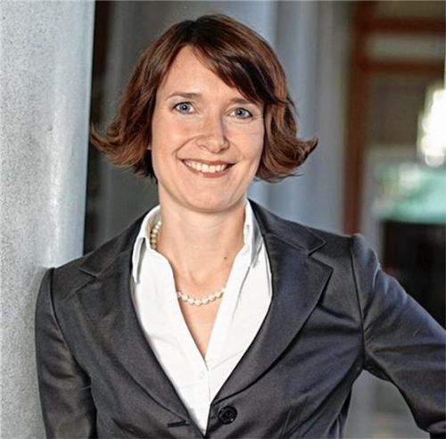 Professorin Dr. Stephanie Kapitza zur Gründermesse.Foto re