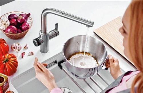 Wassermenge vorab einstellen und dann einfach abzapfen. Foto epr/BLANCO