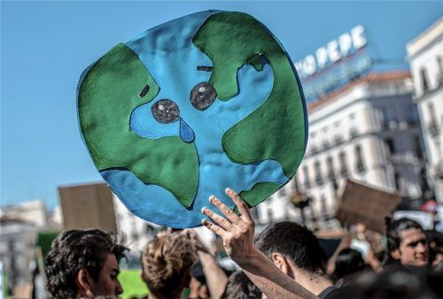 Zehntausende Schülerinnen und Schüler streiken weltweit für das Klima – immer freitags. Foto dpa