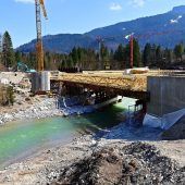 Kramertunnel: Der Brückenbau kommt voran