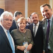 Stadtrat trifft Bundeskanzlerin