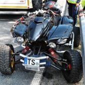 Quad-Fahrerin schwer verletzt