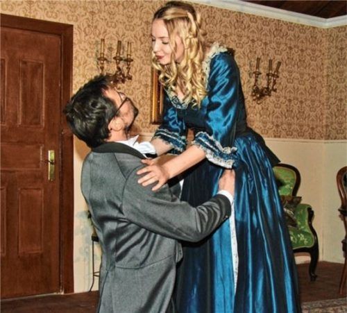 Auf Hochtouren laufen  die Proben beim Pfarrstadl.Foto re