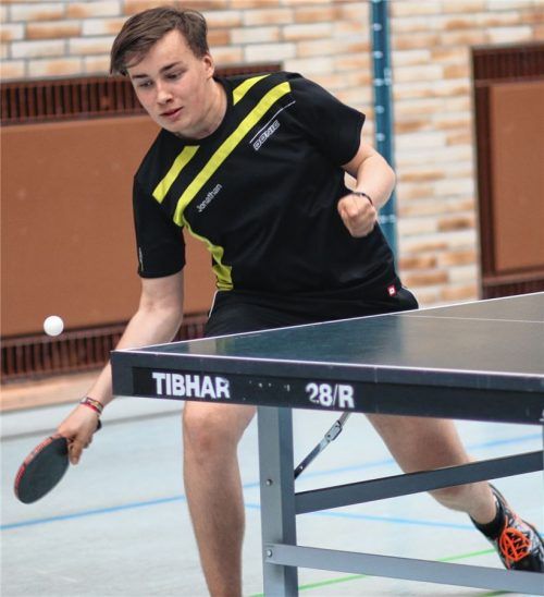 Auf Jonathan Eichner ruhen die Hoffnungen des TTV Rosenheim.Foto Erlich