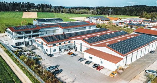 Blick auf den Standort der BBW Lasertechnik GmbH in Prutting. Fotos re