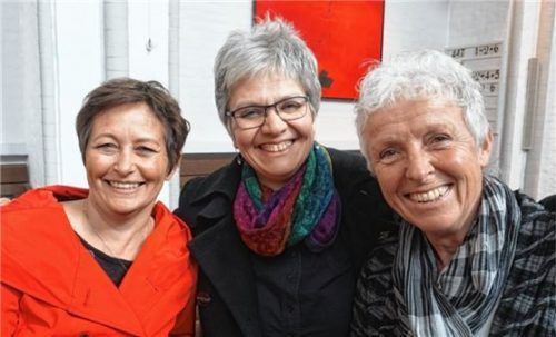 Die Dekanatsfrauenbeauftragten (von links) Birgit Wünsche, Gabriele Senger-Peischl und Elke-Maria Schroeder.Foto re