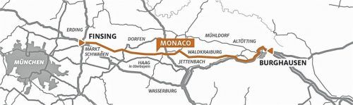 Die neue Erdgasfernleitung zur Versorgung des südlichen Bayerns verläuft auf 87 Kilometern Länge zwischen Burghausen, Kreis Altötting, und Finsing, Landkreis Erding. Foto re