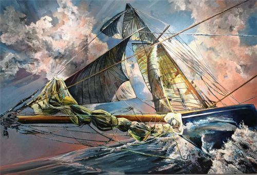 Dorothea Schüle geht es nicht um die realistische Abbildung: „The Conquerer“. Bösswetter