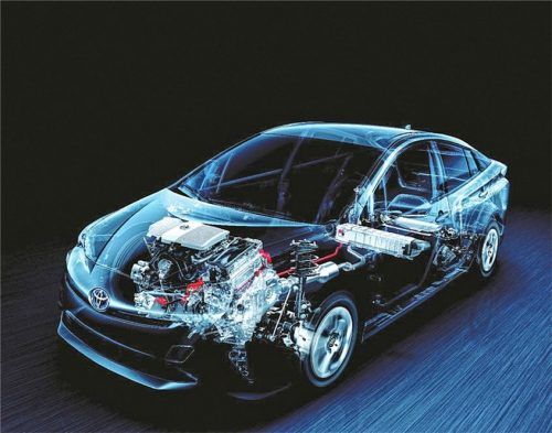 Elektromotoren, Steuergeräte oder Systemsteuerungen: Toyota bietet knapp 23740 Patente an. Hier die Antriebstechnik des Prius IV.Foto Auto-Medienportal.Net/Toyota