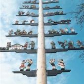 Frühstart für den Bernauer Maibaum