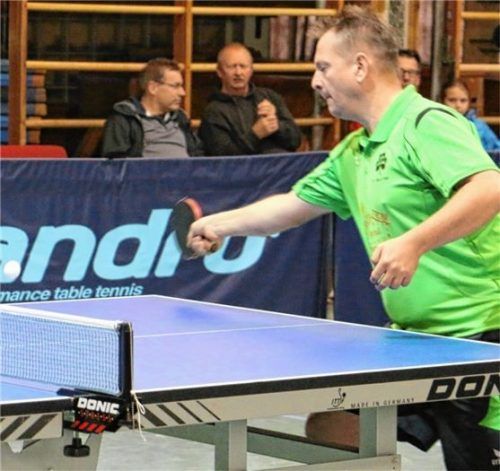 Ersatzspieler Thomas Maucher glänzte mit einer starken Vorstellung, ging aber trotzdem leer aus.Foto Erlich