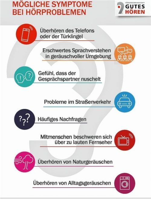 Erste Anzeichen für Hörverlust sollten rechtzeitig wahrgenommen werden. Foto FGH