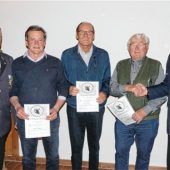 Sechs Feuerwehrleute seit 355 Jahren dabei