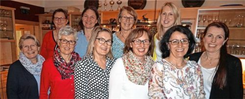 Frauenpower: Die neu gewählte Vorstandschaft des Pittenharter Gartenbauvereins.Foto  pis