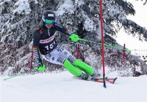 Johannes Schmid wurde bei Hochkrimml Zweiter beim Slalom um den Rheinland-Pokal. Foto  Schmid