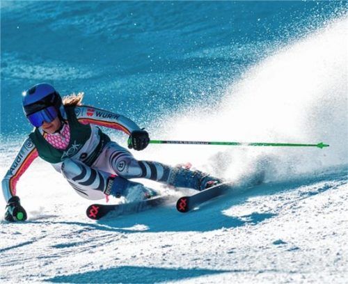 Katharina Lochner gewann bei der Oster-Sportwoche den Riesenslalom um die Rheinland-Meisterschaft.Foto Paul