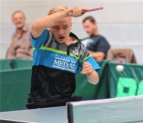 Maximilian Loof vom SB DJK Rosenheim setzte sich bei den Buben durch.Fotos Erlich