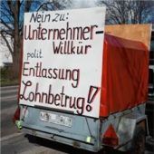 Arbeitskampf am Straßenrand