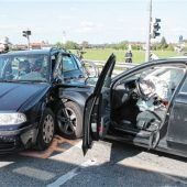 Unfall an der Happinger Kreuzung