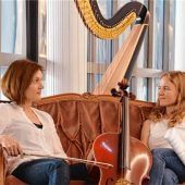 Cello und Harfe in der Frauenkirche