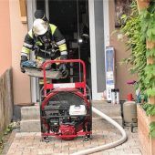 Feuer im Keller eines Einfamilienhauses