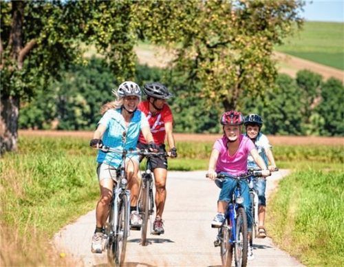 Auf Radreisen mit Kindern sollten Strecken nicht zu lang sein und wenig Steigungen enthalten.Foto Innviertel Tourismus
