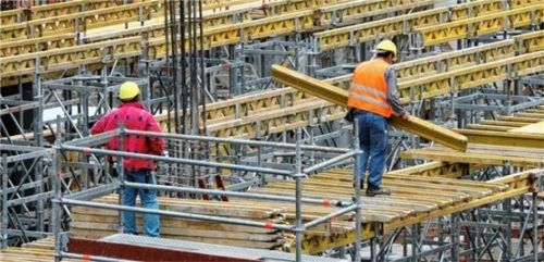 Baustelle – über die Zukunft des Baugewerbes geht es bei der Bayerischen Verbandstagung in Kolbermoor. Foto dpa
