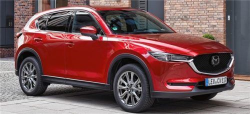 CX-5 Kangei mit neuen Features wie elektrischer Heckklappe und 360-Grad-Monitor. Foto ampn/mazda