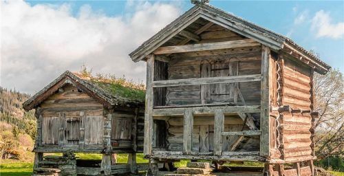 Das älteste Holzhaus der Welt steht in Norwegen, Baujahr 1170. Foto Harald Naper for www.vtm.no/BHW Bausparkasse