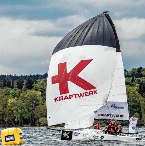 Das Team vom Chiemsee Yacht Club lieferte zum Start der Segel-Bundesliga eine beachtliche Leistung ab. Foto  Wehrmann