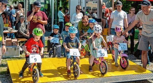 Der Radlaktionstag war eine Veranstaltung für die ganze Familie. Für den Nachwuchs gab es ein Rahmenprogramm mit einem BMX-Rennen. Für die Erwachsenen boten Vorträge Information zu den Planungen im Fahrradverkehr.Fotos Thomae