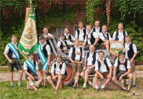 Die Eggstätter Burschen sind voller Vorfreude auf ihr großes Fest heuer im August. Foto re
