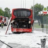 Bus-Brand mit üblen Folgen