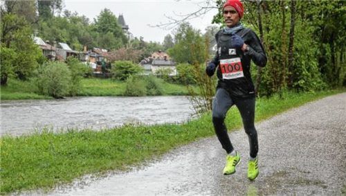 Filimon Abraham war auf der Halbmarathonstrecke eine Klasse für sich. Foto  Weitz