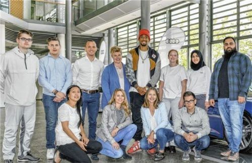 Jérôme Boateng unterstützt den Diversity-Parcours. Foto Audi