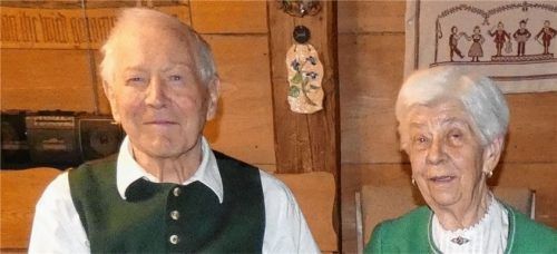 Josef und Martha Riedl sind seit 60 Jahren ein Ehepaar. Foto Greiner