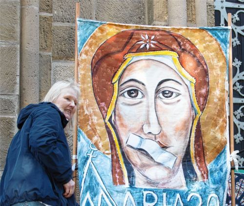 Katholische Frauen und verschiedene Frauen-Initiativen aus mehreren deutschen Bistümern beteiligen sich am Kirchenstreik „Maria 2.0“. Foto dpa