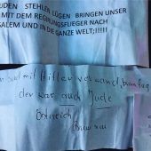 Hetze gegen Juden auf Friedhof