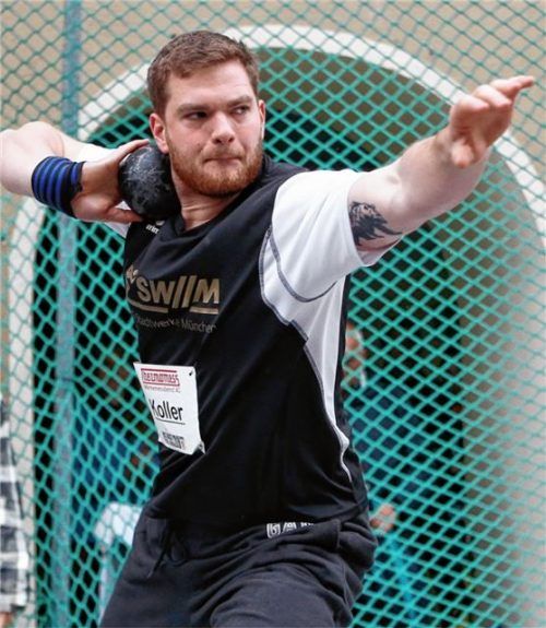 Lukas Koller aus Reitmehring siegte im Kugelstoßen und Diskuswurf der Männer.