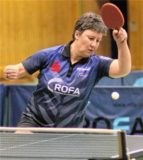 Mit 18:1 Siegen im Einzel und einer lupenreinen Bilanz im Doppel war Krisztina Toth Kolbermoors beste Spielerin und nahm auch in der Liga einen Spitzenplatz ein.Foto eg