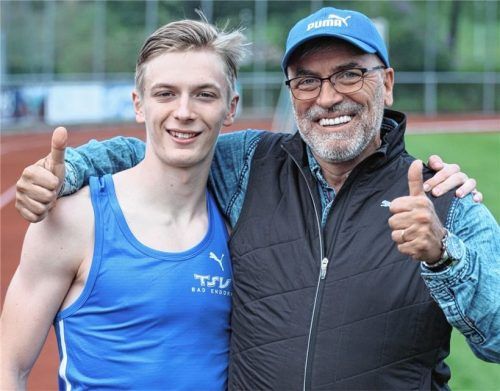 Nick Kocevar (links) und Mitja Kocevar vom TSV Bad Endorf: Sie haben heuer als Athlet und Trainer sehr viel vor. Foto  Stuffer