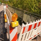 Schaden an Kanalbrücke sorgt für Aufregung
