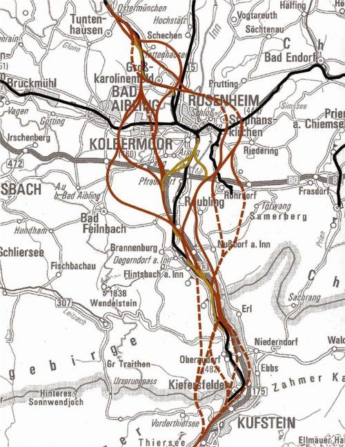 Die westlichen Trassen für den geplanten Brenner-Nordzulauf wird die Stadt Bad Aibling ablehnen.Foto re