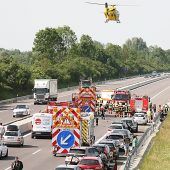 A 92: Mann (58) wendet in Rettungsgasse